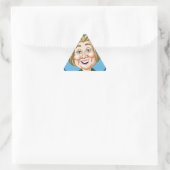 Sticker Triangulaire Election 2016 de Hilary Clinton (Sac)