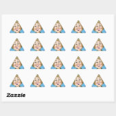 Sticker Triangulaire Election 2016 de Hilary Clinton (Feuille)