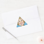Sticker Triangulaire Election 2016 de Hilary Clinton (Enveloppe)