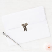 Sticker Triangulaire Eléphant (Enveloppe)