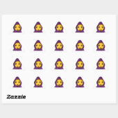 Sticker Triangulaire emoji hajib (Feuille)