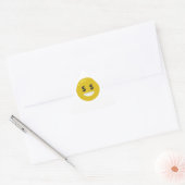 Sticker Triangulaire emoji oeil argent (Enveloppe)