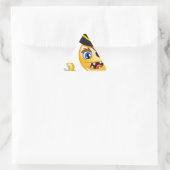 Sticker Triangulaire emoji pirate (Sac)