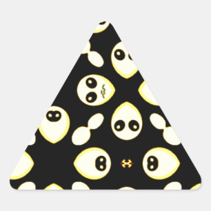 Sticker Triangulaire Émotions, sourire_