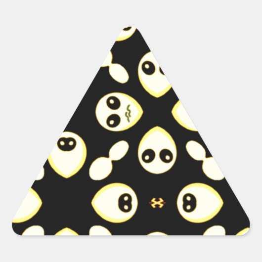 Sticker Triangulaire Émotions, sourire_ (Devant)