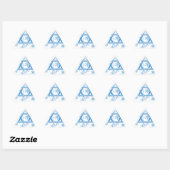 Sticker Triangulaire en (Feuille)