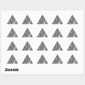 Sticker Triangulaire En attente_ (Feuille)
