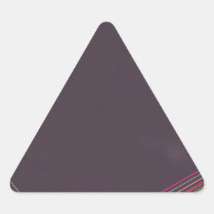 Sticker Triangulaire en noir 0900 art abstrait