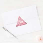 Sticker Triangulaire Étincelle rose (Enveloppe)