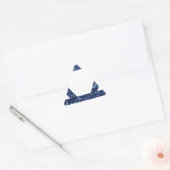 Sticker Triangulaire étoile de david (Enveloppe)