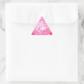 Sticker Triangulaire Étoiles Rose Clair (Sac)
