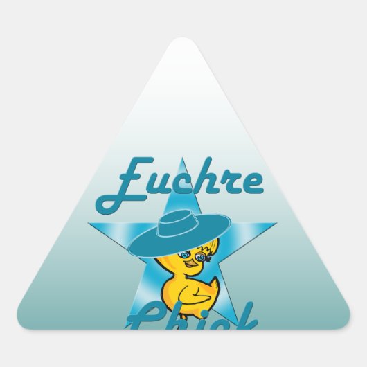 Sticker Triangulaire Euchre Chick #7 (Devant)
