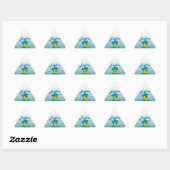 Sticker Triangulaire Euchre Chick #7 (Feuille)