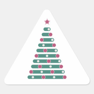 Sticker Triangulaire Evergreen Rhythm