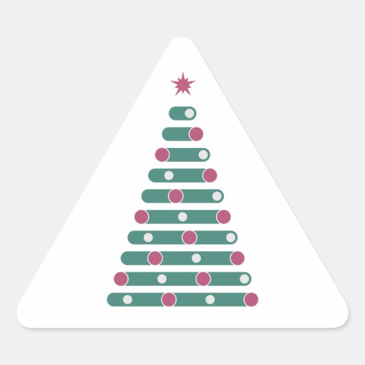 Sticker Triangulaire Evergreen Rhythm (Devant)