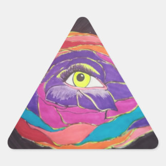 Sticker Triangulaire Excellence florissante