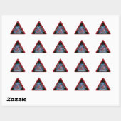 Sticker Triangulaire exécution de vidage (Feuille)