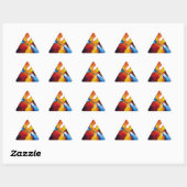 Sticker Triangulaire Expressionism (Feuille)