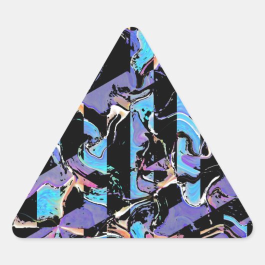 Sticker Triangulaire Eyesore classique collant rond classique (Devant)