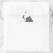 Sticker Triangulaire Femme priante (Sac)