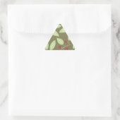 Sticker Triangulaire feuilles et baies (Sac)