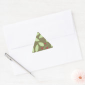 Sticker Triangulaire feuilles et baies (Enveloppe)