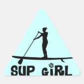 Sticker Triangulaire Fille SUP (Devant)