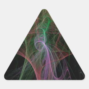 Sticker Triangulaire Flamme spatiale