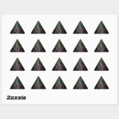 Sticker Triangulaire Flamme spatiale (Feuille)