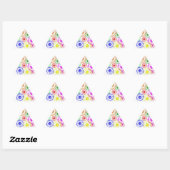 Sticker Triangulaire Fleur en panne (Feuille)