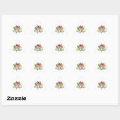 Sticker Triangulaire Fleur Protea (Feuille)