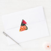 Sticker Triangulaire Fleurs multicolores (Enveloppe)