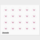 Sticker Triangulaire Flower Butterfly (Feuille)