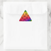 Sticker Triangulaire Flux d'amour_ (Sac)