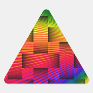 Sticker Triangulaire Flux d'amour_