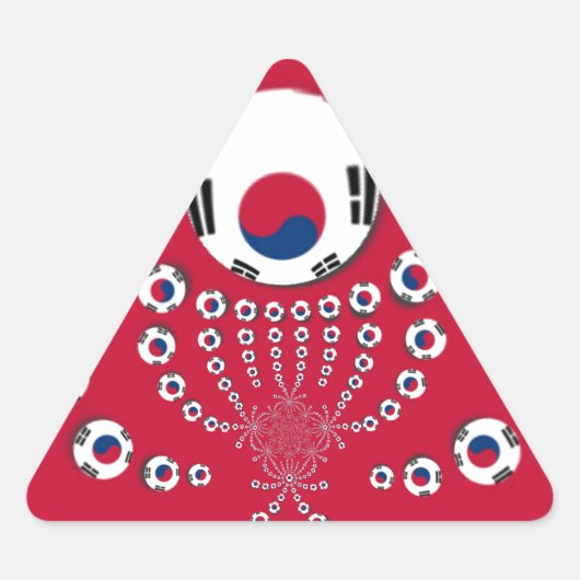 Sticker Triangulaire Football. (Devant)