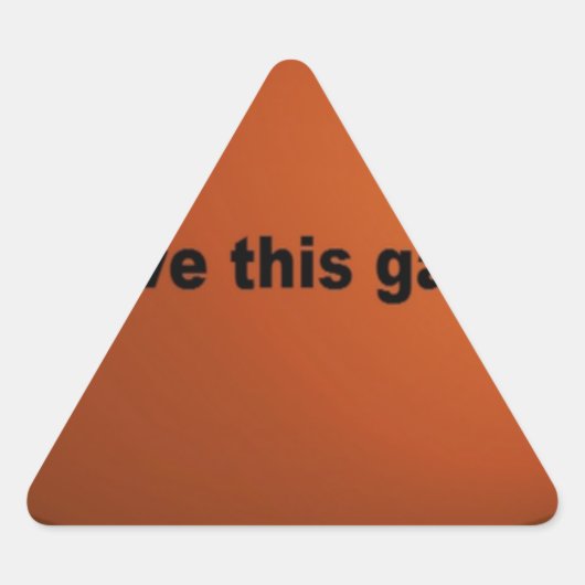 Sticker Triangulaire football américain (Devant)