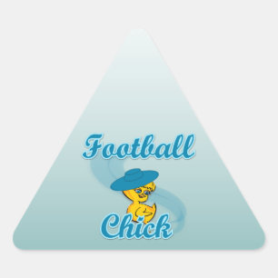 Sticker Triangulaire Football Chick #3