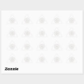 Sticker Triangulaire Foton Art Champagne (Feuille)