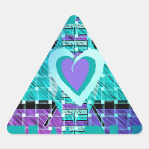Sticker Triangulaire Gardez-le simple