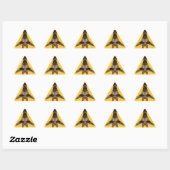 Sticker Triangulaire Giraffe Incognito (Feuille)