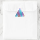 Sticker Triangulaire Glam arc-en-ciel Iridescendant (Sac)
