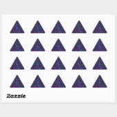Sticker Triangulaire glamstone nocturne : (Feuille)