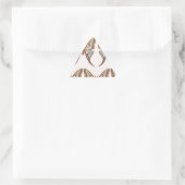 Sticker Triangulaire "Graellsia isabellae ou Moon Espagnol" (Sac)