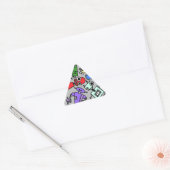Sticker Triangulaire Groupe de robots 4 (Enveloppe)