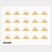 Sticker Triangulaire Guitar Chick (Feuille)