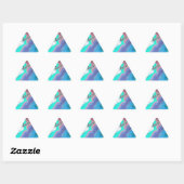 Sticker Triangulaire Guitare verte (Feuille)