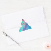 Sticker Triangulaire Guitare verte (Enveloppe)