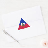 Sticker Triangulaire Haïti - Drapeau haïtien (Enveloppe)