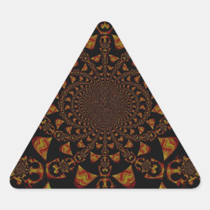 Sticker Triangulaire Hakuna Matata Cadeau Black Jamaica Pop Art.